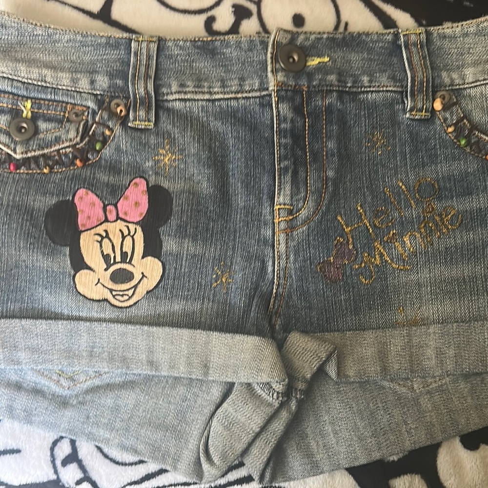 INC International Concepts Dark Blue Denim Shorts